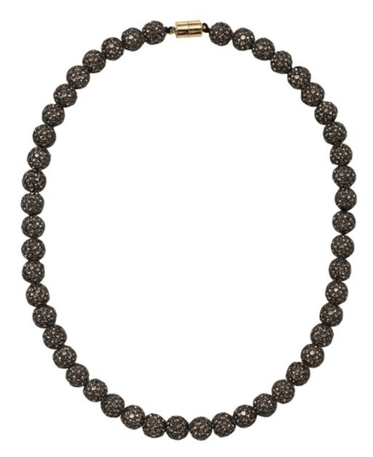 Jane Marie Kids Jet Bling Disco Ball Beaded Necklace