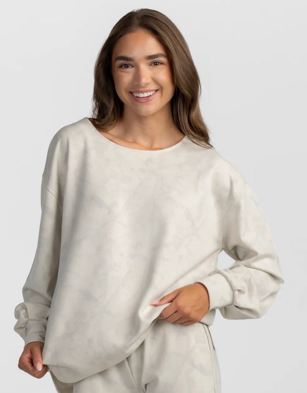 Southern Shirt Co Astro Knit Top LS Woodland