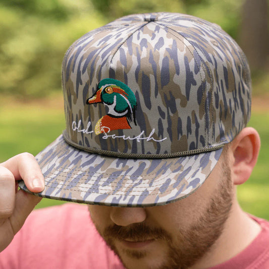 Old South Wood Duck Head Osland Camo Hat