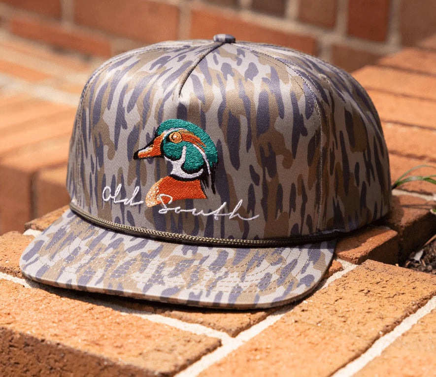 Old South Wood Duck Head Osland Camo Hat