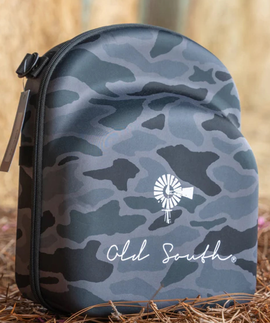 Old South Travel Hat Case Duck blackout Camo