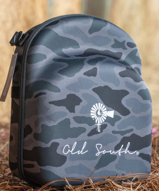 Old South Travel Hat Case Duck blackout Camo