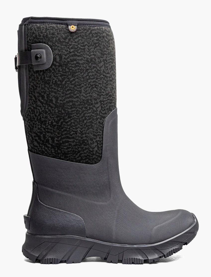 BOGS Whiteout II Adjustable Calf Plume - Black