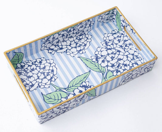 8 Oak Lane Vanity Tray - Hydrangea Stem