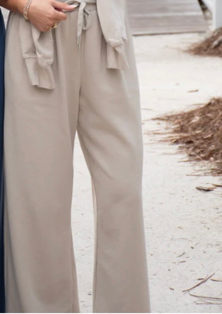 Lulu Mac Terry Cloth Pant Sand