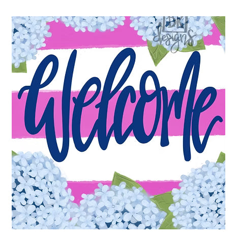 DK Designs Hydrangea Garden Glam Flag