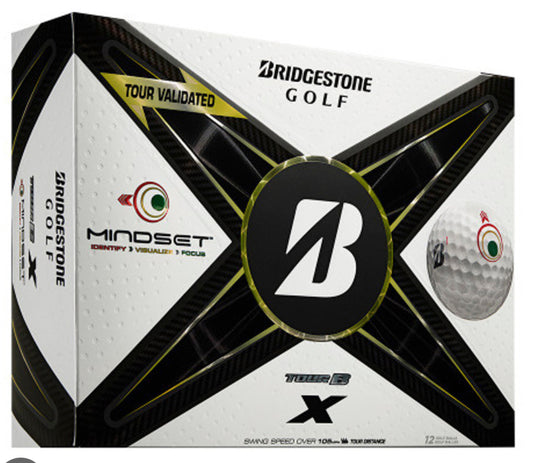 Bridgestone 2024 Tour BX Mindset Golf Balls