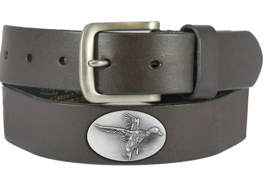 Zep-Pro Concho Leather Belt Brown Mallard