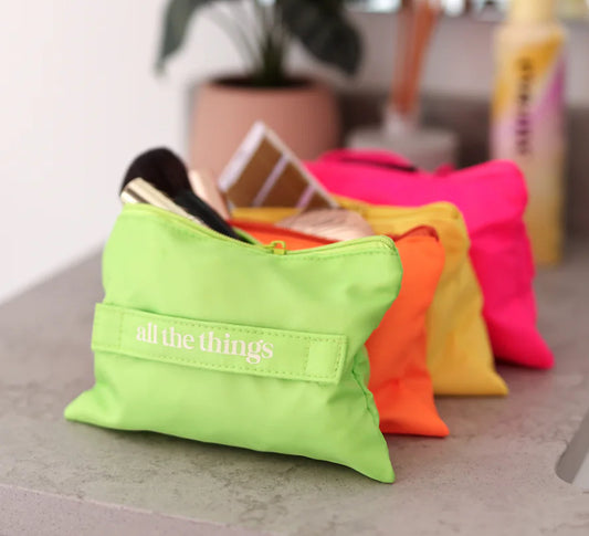 Jadelynn Brooke Expandable Organizer all the things - Lime/Yellow/Orange/Pink