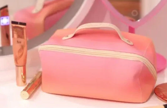 Jadelynn Brooke Cosmetic Bag Triangle Sunset Gradient