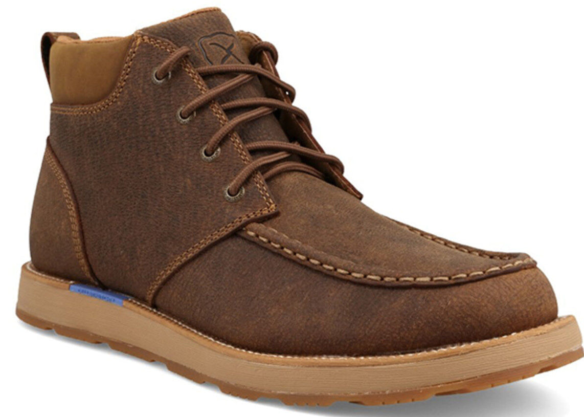 Twisted X Men’s 4” Wedge Sole Boot Tobacco Brown