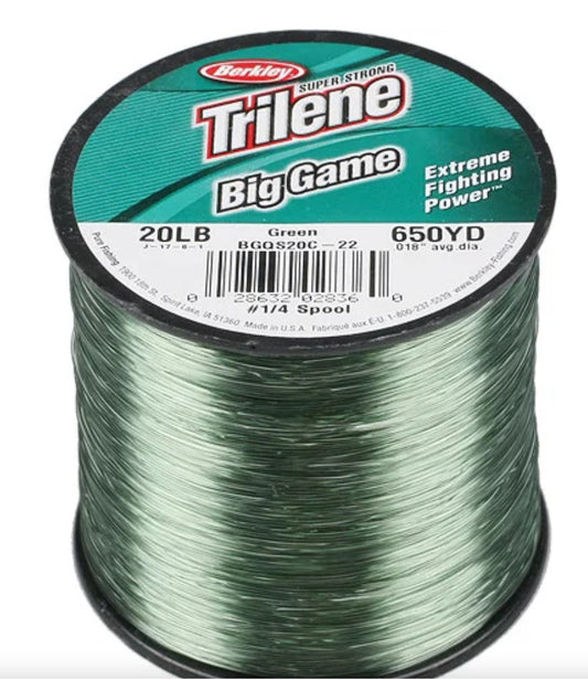 Trilene BigGame 650yd 20lb grn-Green : 25lb