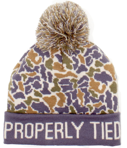 Properly Tide Boys Breck Beanie Field Camo