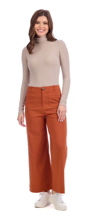 Mudpie Jake Wide Leg Pant Rust