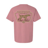Southern Fried Cotton Old School Camo Badge Mauve