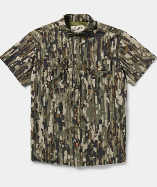 Duck Camp  Lightweight Hunting Shirt-Short Sleeve Woodland  SW100-303