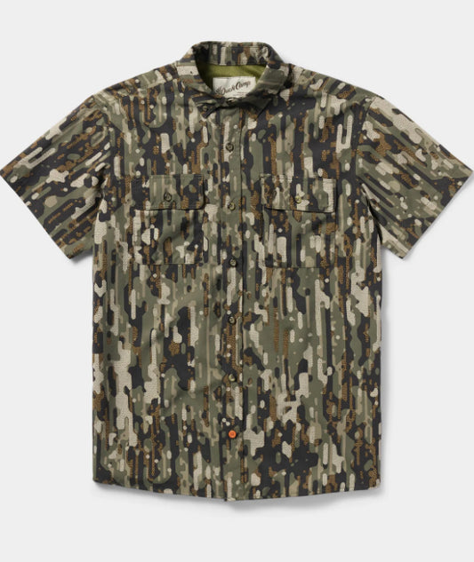 Duck Camp  Lightweight Hunting Shirt-Short Sleeve Woodland  SW100-303