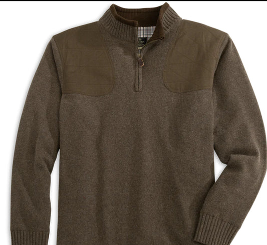Heybo Uplander 1/4 Zip Brown Pullover