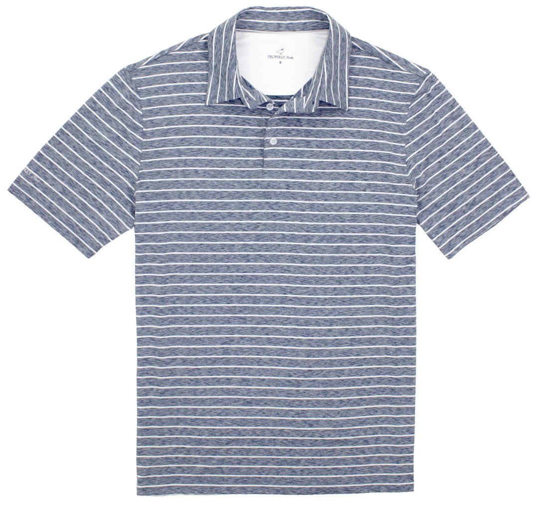 Properly Tied Starboard Polo River Blue