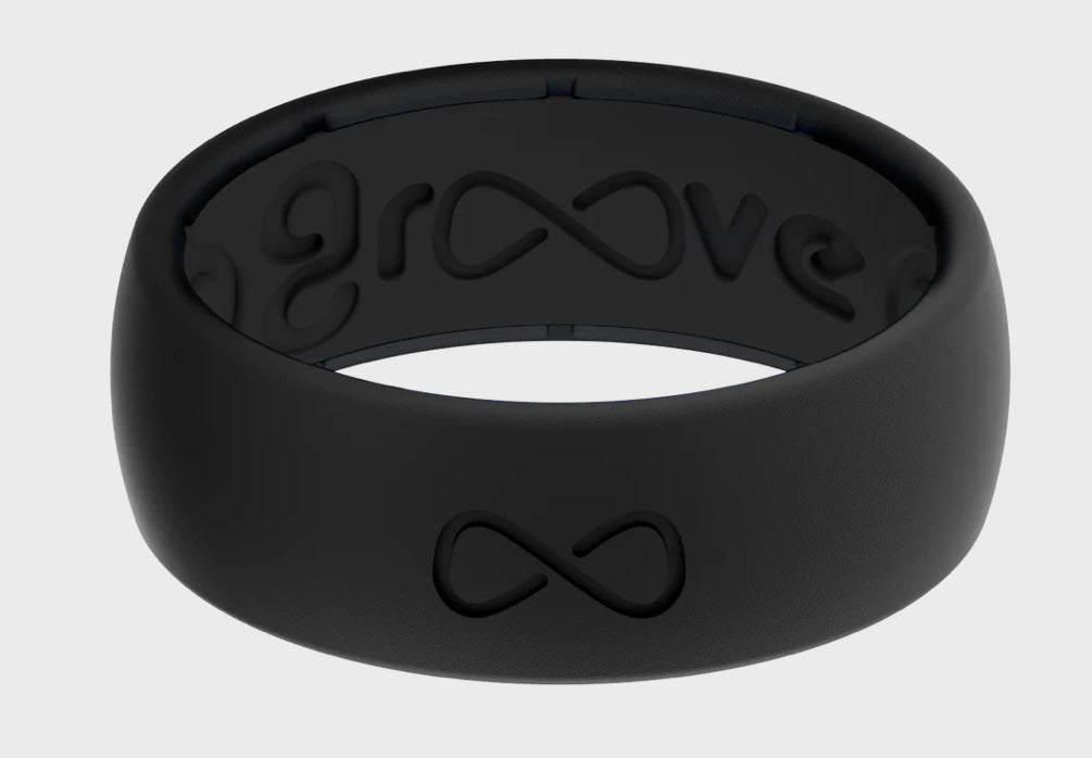 Groove Life Ring Original Single Injection Silicone Ring Black