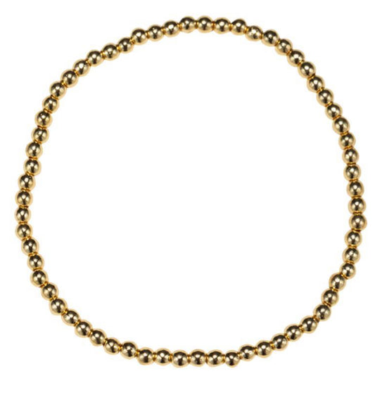 Jane Marie Gold Beaded Bracelet