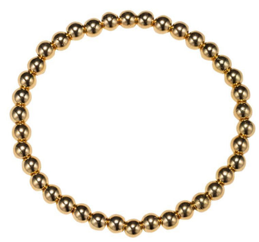 Jane Marie Hold Midsized Beaded Stretch Bracelet With Spaces