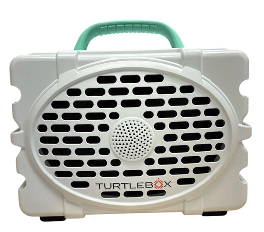 Turtlebox Gen 3 White / Teal Handle