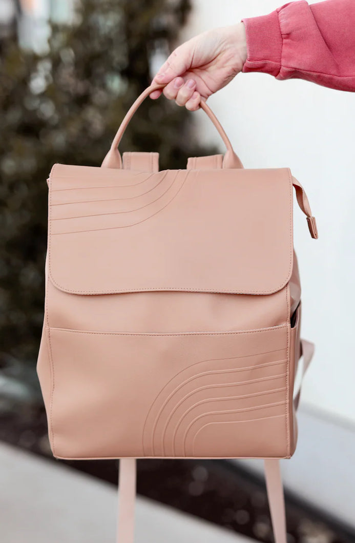 Jadelynn Brooke Backpack Rainbow - Latte