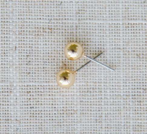 MM Grenada Small Shiny Gold Earrings
