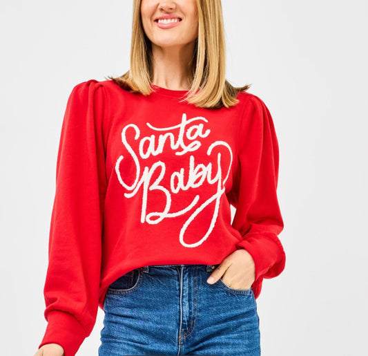 Mary Square Sweatshirt Kelly Santa Baby