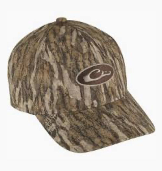 Drake Youth Waterproof Cap Mossy Oak Bottomland OSFM