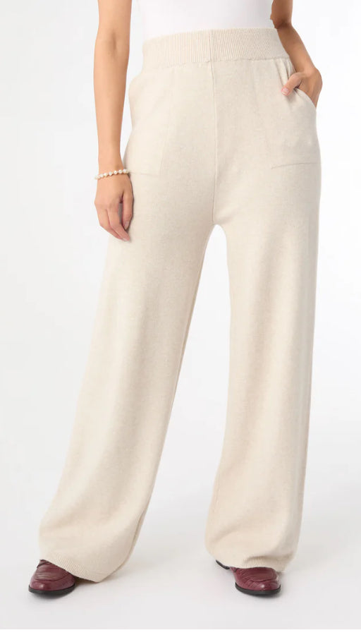 Coco+Carmen Heavenly-Luxe Wide Leg Bottoms- Oatmeal