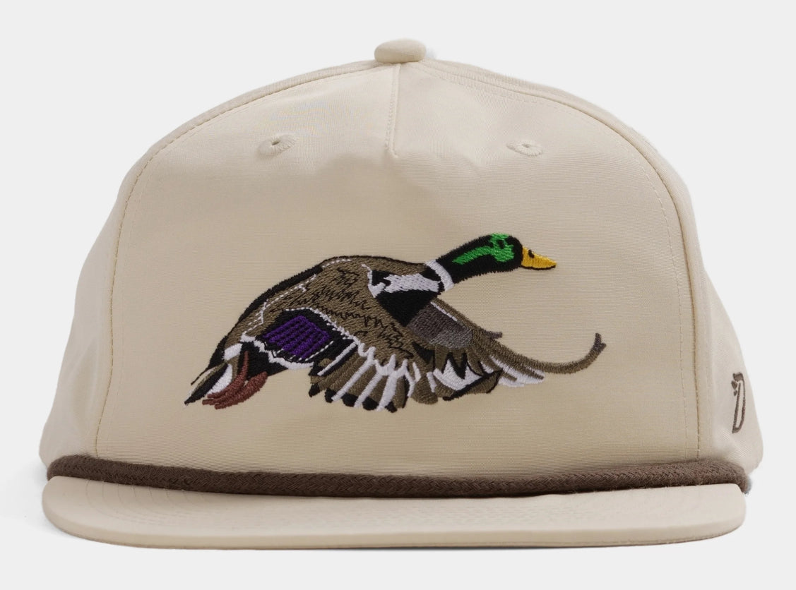 Duck Camp Grandpa Mallard Hat Ivory