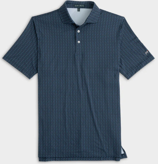 Southern Point Co Heritage Print Greyton Performance Polo
