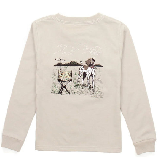 Properly Tied Boys Dove Hunt LS Linen