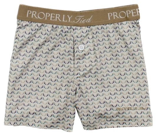 Properly Tied Boys Inlet Boxer Antlers