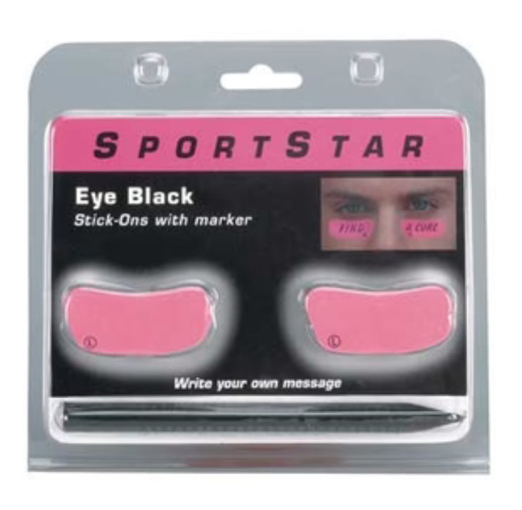 Markwort Eyeblack Stick Ons W/marker - Pink