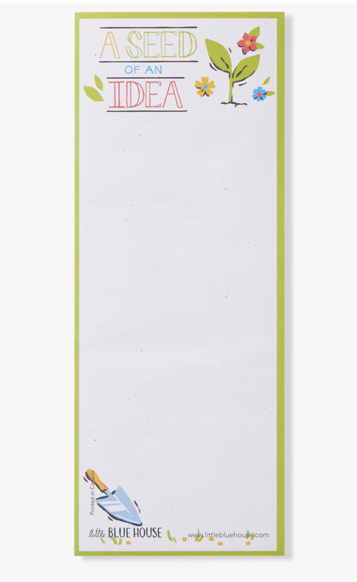 Hatley Little Blue House Inc. A Seed Of An Idea Magnetic List