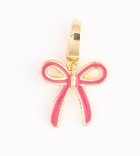 Michelle McDowell Pink Bow Luxe Charm