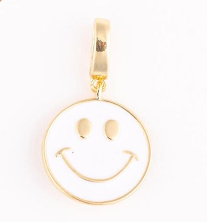Michelle McDowell Charm Luxe White Smiley