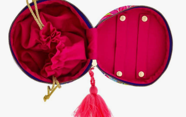 Jane Marie Hot Pink jewelry Case