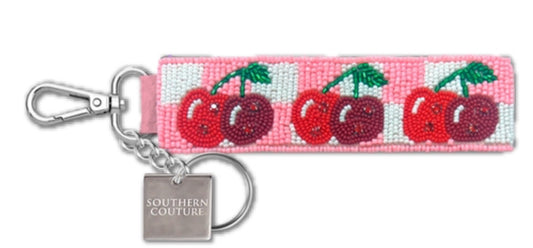 Southern Couture Keychain Cherry