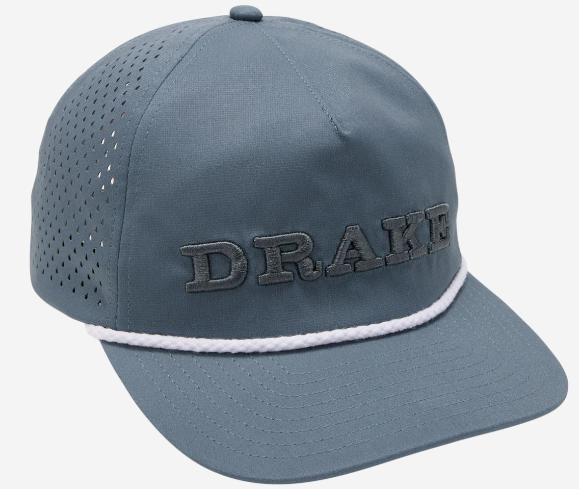 Drake Performance Flat Bill Roper Cap Stormy Weather OSFM DW0216-STW