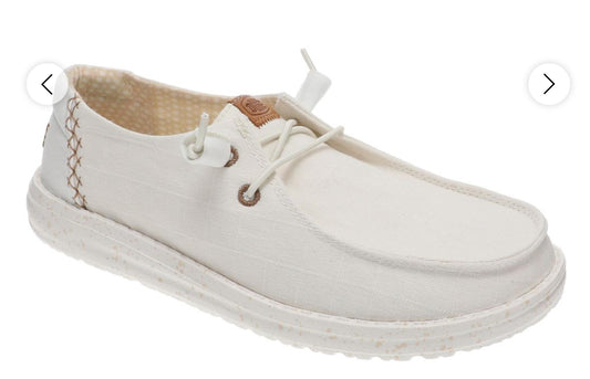 Wendy Chambray Grid Snow White