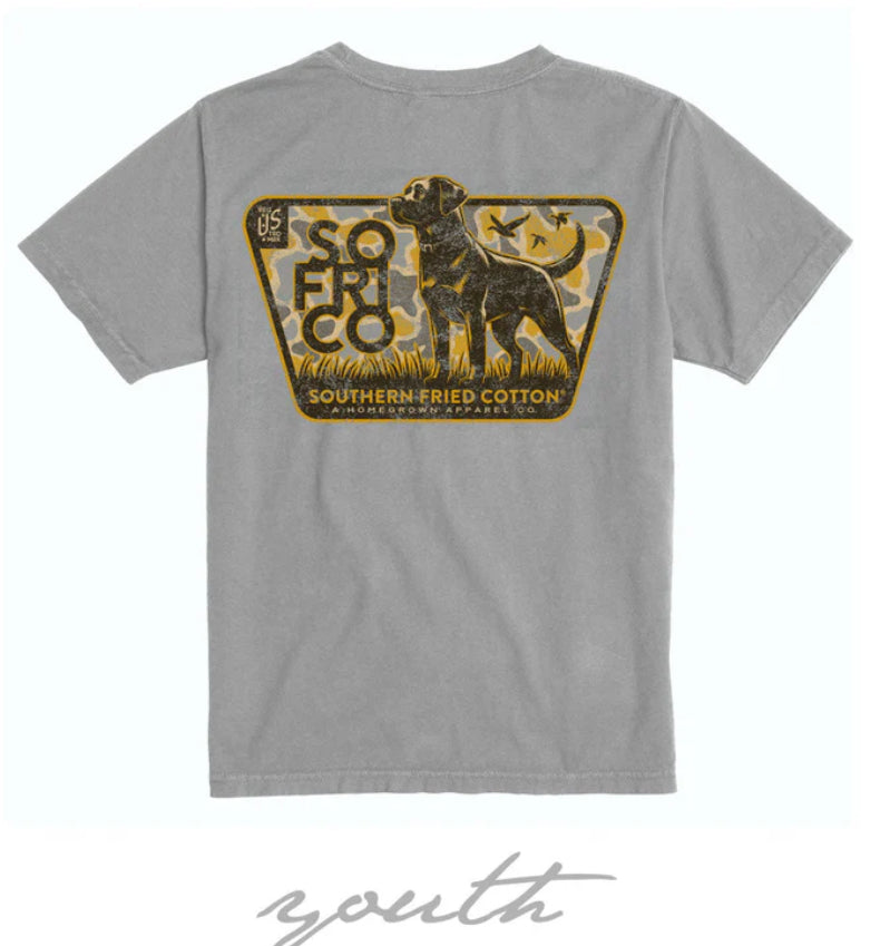 Southern Fried Cotton Youth Duck Camo Granite TShirt SFY02280