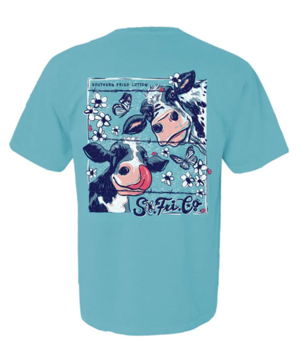 Southern Fried Cotton Youth Thelma and Louise Chalky Mint SFY02301