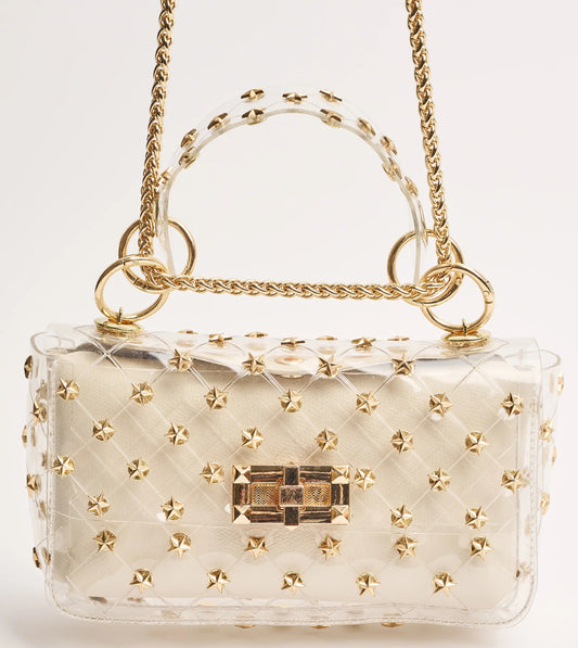 Clearly Handbags The Ofelia HAN-OFL-GLD-WS