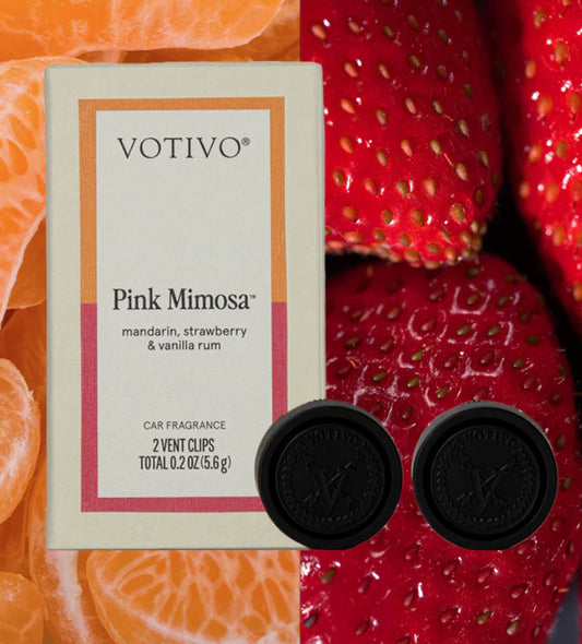 Votivo 2 Pack Auto Clip Pink Mimosa