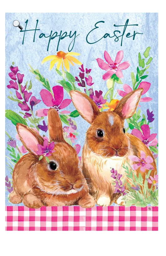 Custom Decor Sweet Bunnies Flag- By Beth Reed