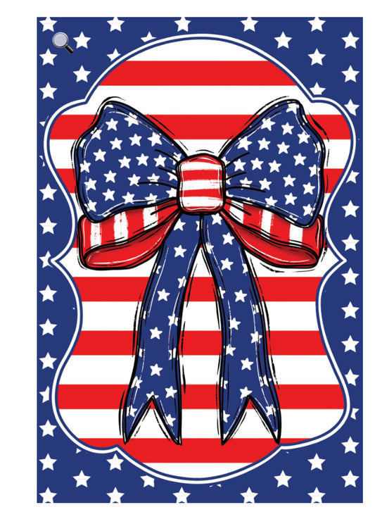 Custom Decor Wind Current-RWB Bow